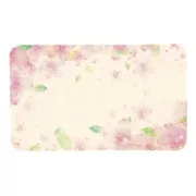 Lot de 50 cartes supports bijoux 3x5cm pour boucles d'oreilles - Fleuris Rose