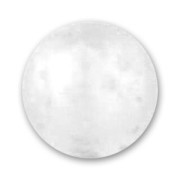 Perle ronde Polaris  polsweet 10 mm Crystal  x1