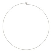 Tour de cou avec fermoir boule 14 cm - Acier inoxydable 304 x1