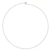 Tour de cou rigide avec fermoir boule 14 cm - Acier inoxydable 304 x1