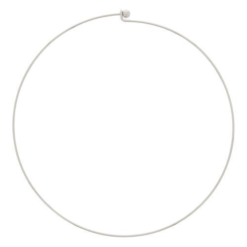 Tour de cou rigide avec fermoir boule 14 cm - Acier inoxydable 304 x1