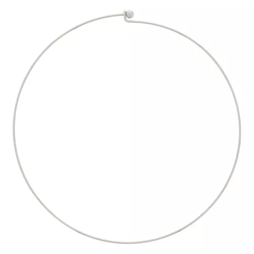 Tour de cou rigide avec fermoir boule 14 cm - Acier inoxydable 304 x1