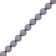 Perles rondes nacrées Preciosa - Round Pearl Maxima 5 mm - Pearlescent Violet x25|raw }}
