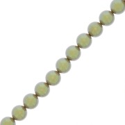 Perles rondes nacrées Preciosa - Round Pearl Maxima 5 mm - Pearlescent Khaki x25|raw }}