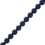 Perles rondes nacrées Preciosa - Round Pearl Maxima 5 mm - Navy Blue x25