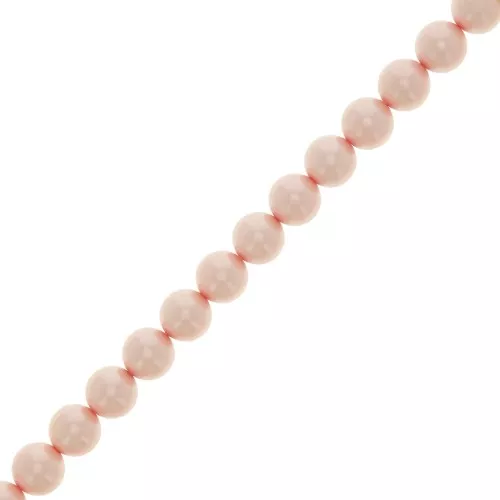 Perles rondes nacrées Preciosa - Round Pearl Maxima 5 mm - Rosaline x25