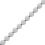 Perles rondes nacrées Preciosa - Round Pearl Maxima 5 mm - Light Grey x25
