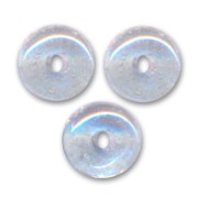Pastilles en verre  4 mm Lumi Blue  x50