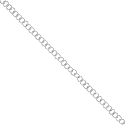 Chaîne maille forçat 4,7 mm argenté x1m