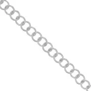 Chaîne maille forçat 4,7 mm argenté x1m
