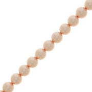 Perles rondes nacrées Preciosa - Round Pearl Maxima 6 mm - Peach x20|raw }}