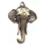 Pendentif éléphant 47 mm bronze x1