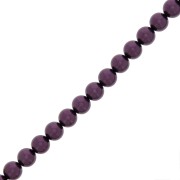 Perles rondes nacrées Preciosa - Round Pearl Maxima 4 mm - Light Burgundy x30|raw }}