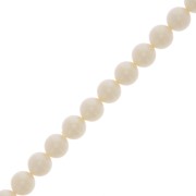 Perles rondes nacrées Preciosa - Round Pearl Maxima 8 mm - Pearlescent White x10|raw }}