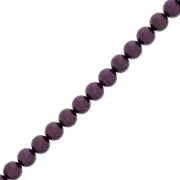 Perles rondes nacrées Preciosa - Round Pearl Maxima 8 mm - Light Burgundy x10