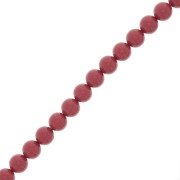 Perles rondes nacrées Preciosa - Round Pearl Maxima 8 mm - Cranberry x10