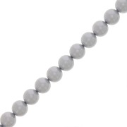 Perles rondes nacrées Preciosa - Round Pearl Maxima 8 mm - Light Grey x10