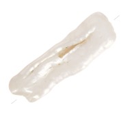 Perles d'eau douce Keshi - perles baroques irrégulières 20-30 mm - Blanc x1|raw }}