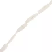 Perles d'eau douce Keshi - perles baroques irrégulières 20-30 mm - Blanc x1