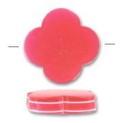 Palet fleur 23 mm Rouge liseré Blanc x1|raw }}