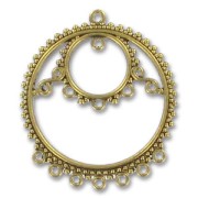 Intercalaire rond 40 mm doré vieilli x1|raw }}