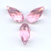 Gouttes PureCrystal 6010 11x5.5 mm Light Rose x4|raw }}