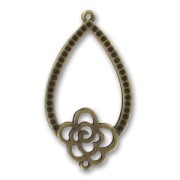 Intercalaire 2 anneaux 40 mm bronze x1