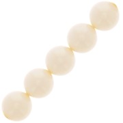 Perles rondes nacrées Preciosa - Round Pearl Maxima 12 mm - Pearlescent Cream x6