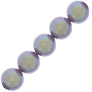Perles rondes nacrées Preciosa - Round Pearl Maxima 12 mm - Pearlescent Violet x6