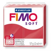 Pâte Fimo Soft 57gr Cerise (n°26)