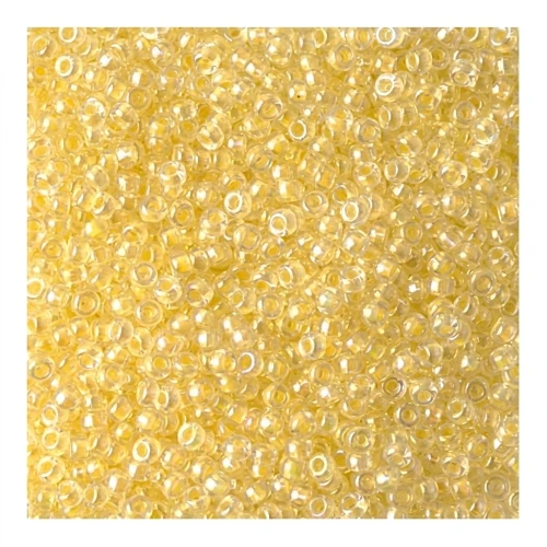 Rocaille Miyuki 11/0 273 - Crystal AB Light Yellow Lined x8g