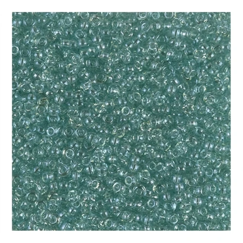 Rocaille Miyuki 15/0 2445 - Transparent Sea Foam Luster x8g