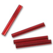 Perles rocailles Preciosa  tubes 20 mm Rubis x20g