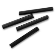 Preciosa Perles rocailles tubes 20 mm Jet  x20g|raw }}