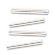 Perles rocailles Preciosa  tubes 20 mm Crystal Silver Lined x20g