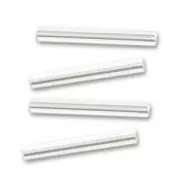 Perles rocailles Preciosa  tubes 20 mm Crystal Silver Lined x20g