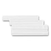 Perles rocailles Preciosa  tubes 20 mm Crystal  x20g