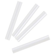 Perles rocailles Preciosa  tubes 20 mm Alabaster White x20g