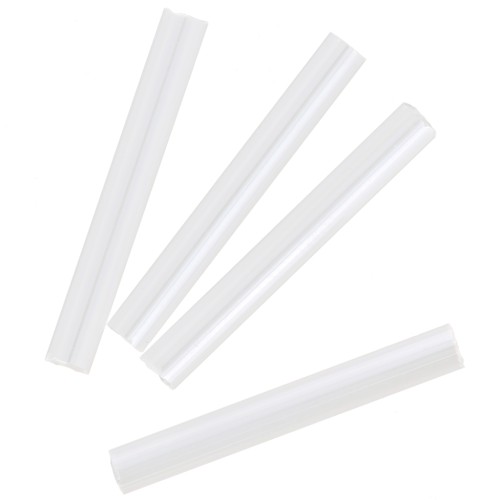 Perles rocailles Preciosa tubes 20 mm Alabaster White x20g