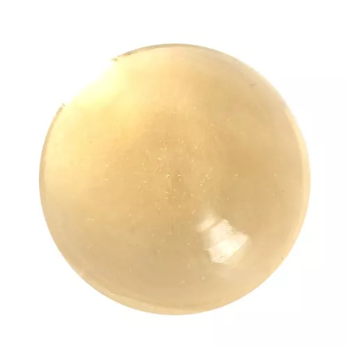 Cabochon rond 6 mm - Citrine x1