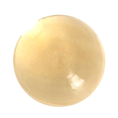 Cabochon rond 8 mm - Citrine x1