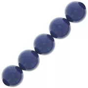 Perles rondes nacrées Preciosa - Round Pearl Maxima 10 mm - Navy blue x5