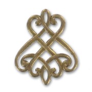 Intercalaires 25x20 mm bronze x2