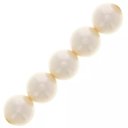 Perles rondes nacrées Preciosa - Round Pearl Maxima 10 mm - Light Creamrose x5