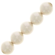 Perles rondes nacrées Preciosa - Round Pearl Maxima 10 mm - White x5