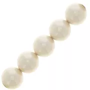 Perles rondes nacrées Preciosa - Round Pearl Maxima 10 mm - White x5