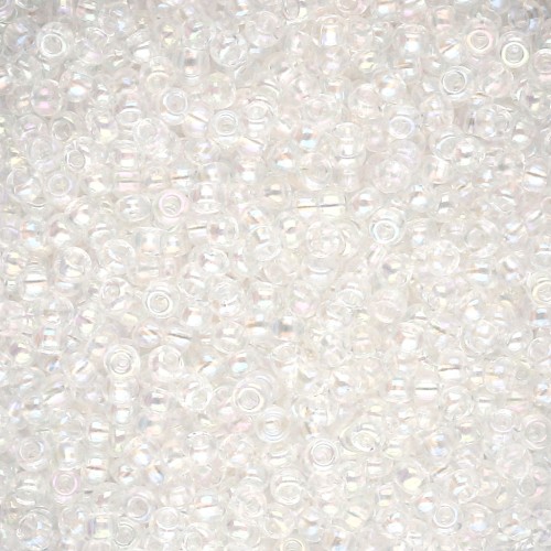 Preciosa Perles rocailles 11/0 2 mm - Crystal AB x20g