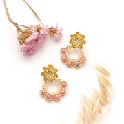 Perles rondes 4 mm imitation Howlite teintées - Vert x30