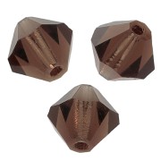 Perles toupies Preciosa - Rondelle Bead 3 mm - Smoked Topaz x30|raw }}