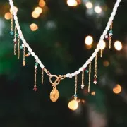 Perles toupies Preciosa - Rondelle Bead 3 mm - Capri Blue x30